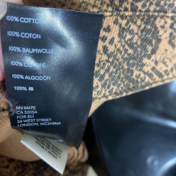 Free people snakeskin trucker jacket small button up western cowgirl rodeo - Picture 12 of 13